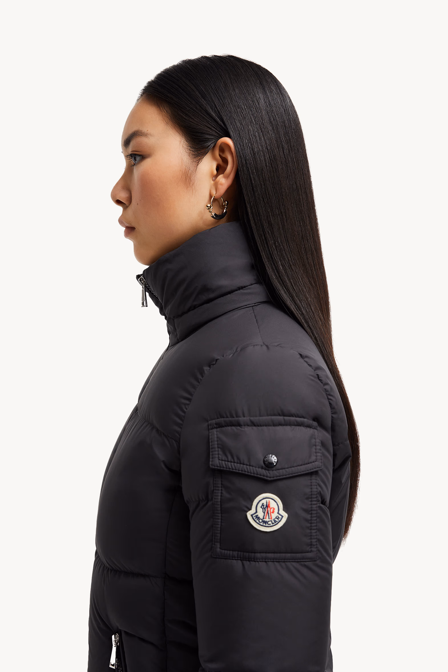 Fourmines Hooded Short Down Jacket Black Moncler 8